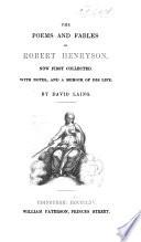 The Poems and Fables of Robert Henryson