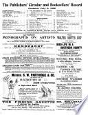 The Publishers' Circular and Booksellers' Record of British and Foreign Literature