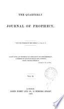 The Quarterly journal of prophecy