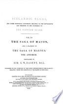 The Saga of Hacon translated by Sir G. W. Dasent