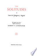 The Solitudes of Luis de Gongora Y Argote
