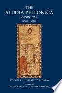 The Studia Philonica Annual XXXV, 2023
