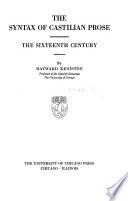 The Syntax of Castilian Prose