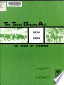 The Taylor Grazing Act, 1934-1984