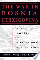 The War in Bosnia-Herzegovina