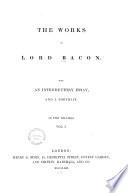 The Works of Lord Bacon