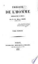 Théorie de l'homme intellectuel et moral