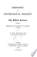 Theosophy, Or, Psychological Religion