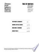 Thomas Food Industry Register