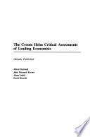 Thomas Robert Malthus, Critical Assessments: The life of Thomas Robert Malthus and perspectives on his thought