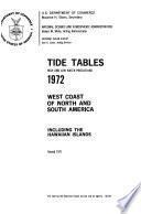 Tide Tables, High and Low Water Predictions