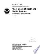 Tide Tables, High and Low Water Predictions, West Coast of North and South America, Including the Hawaiian Islands