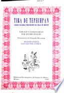 Tira de Tepechpan: Estudio del códice