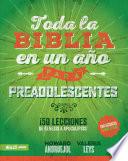 Toda la Biblia en un año para Preadolescentes