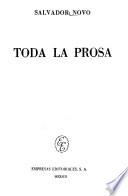 Toda la prosa