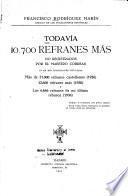 Todavía 10.700 refranes más