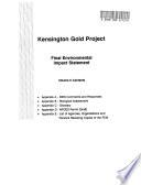 Tongass National Forest (N.F.) Kensington Gold Project