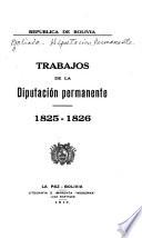 Trabajos de la Diputación Permanente