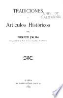 Tradiciones y artículos históricos