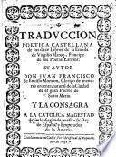 Traducción poetica castellano de los doze libros de la Eneida