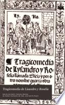 Tragicomedia de Lisandro y Roselia