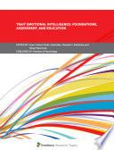 Trait Emotional Intelligence: Foundations, Assessment, and Education