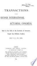 Transactions of the International Congress of Actuaries