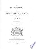Transactions of the Linnean Society of London
