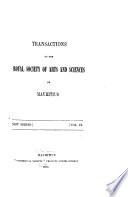 Transactions of the Royal Society of Arts and Sciences of Mauritius