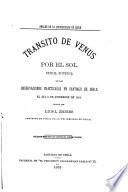 Tránsito de Venus por el sol