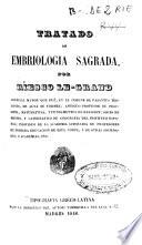 Tratado de embriología sagrada