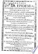 Tratado de la epidemia, pestilente que padecio la ciudad de Malaga el año de 1678 y 79