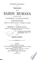 Tratado de la razon humana en estado de salud con aplicacion á la práctica del foro