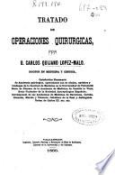 Tratado de operaciones quirúrgicas