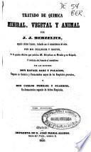 Tratado de química mineral, vegetal y animal