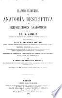 Tratádo elemental, de anatomía descriptiva y de preparaciones anatómicas por el dr. A. Jamain ...