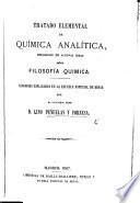 Tratado elemental de Química Analítica, precedido de algunas ideas sobre filosofia quimica