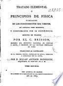 Tratado elemental ó Principios de física