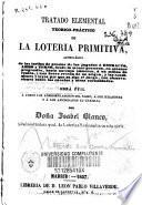 Tratado elemental teórico-práctico de la lotería primitiva