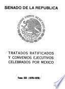 Tratados ratificados y convenios ejecutivos celebrados por México: 1975-1976