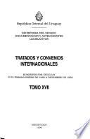 Tratados y convenios internacionales: Suscritos por Uruguay en el período enero de 1956 a diciembre de 1958