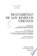 Tratamiento de los residuos urbanos