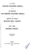 Trattato d'economia politica