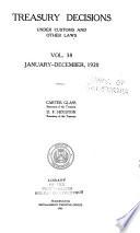 Treasury Decisions Under Customs and Other Laws
