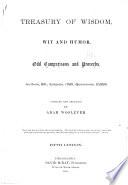 Treasury of Wisdom, Wit and Humor, Odd Comparisons and Proverbs