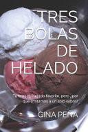 Tres bolas de helado