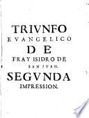 Triunfo euangelico de Christo, y sus santos