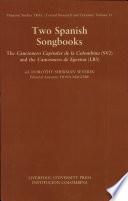 Two Spanish songbooks