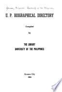 U.P. Biographical Directory