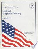 U.S. Department of Energy National Telephone Directory